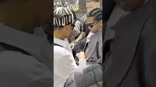 Asaprocky giving back to his community #asaprocky #awge #harlem #asaprockyupdat #shorts