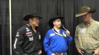 2012 WNFR Steer Wrestling Rd 8 co-winners,KC Jones & Wade Sumpter share thoughts with 4TheRide.com