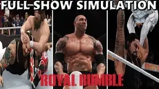 WWE 2K SIMULATION: ROYAL RUMBLE 2014 FULL SHOW HIGHLIGHTS