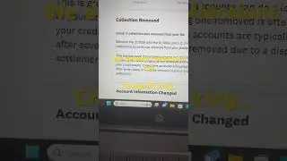 We deleted collections too. #700club #credit #chargeoffs