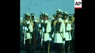 SYND 8 11 75 KING OF BELGIUM VISITS KING KHALED