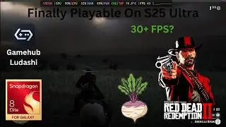 RDR2 on Samsung S25 Ultra | Snapdragon 8 Elite | GameHub Turnip Drivers