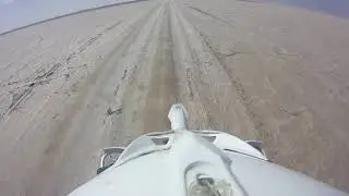 Tunisia - Chott el Jerid - autobus - Husqvarna 701 enduro