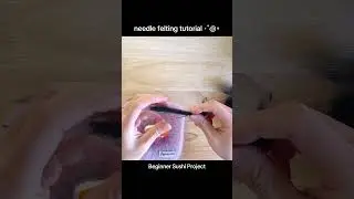 #woolbuddy #needlefelting Easy Needle Felting Tutorial for Beginner #diy #crafts #beginner #tutorial