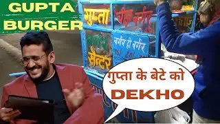 Gupta Ji burger || street food India || Delhi burger challenge || @Travelcook23 #streetfood
