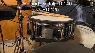 Is there a difference Roland digital pd 140 vdrum snare vs pd 125 td 50