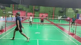 DubaiMinton-16/3/2025-Part2@ Engage/Players:Vijay,Sanil,Kiran, Hashiq,Sumesh&Jean