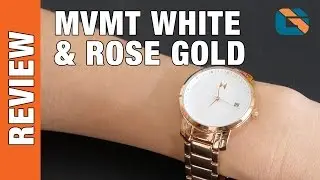 MVMT Watches White Rose Gold Ladies Watch - Watches Up Close & Personal