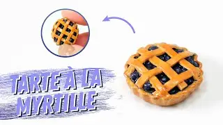 Polymer Clay Tutorial - Tarte à la Myrtille