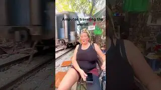 Американец с ампутированной ниже колена ногой путешествует по миру с протезом ноги #потеряконечно...