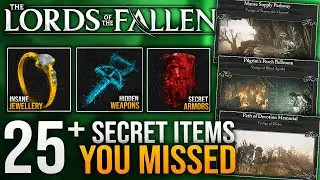 25+ SECRETS YOU MISSED in Pilgrims Perch Bellroom Area - Weapons, Armor & More - Lords Of The Fallen