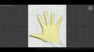 Flame: 3DS MAX Practice Polygon Hand Model Video #7 (01-20-2026)