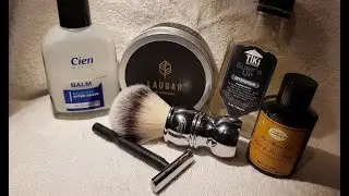 Мыло для бритья Laugar - Бритва Yaqi SE - Щетка Razorock