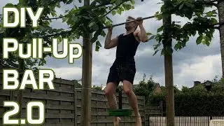 DIY Backyard Pull-Up bar 2.0 - Stronger and better and under 50$