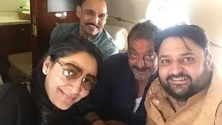 LEAKED PHOTOS: Sanjay Dutt In A Chartered Flight On His Way Home From Jail