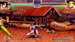 The King of Fighters 2002:  AlexWodka (me) vs donrugal