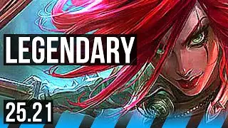 KATARINA vs SYLAS (MID) | 21/3/5, Legendary | KR Master | 25.21