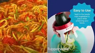 TUPPERWARE  Sebzeleri Sebze Spagettisine D&ouml;n&uuml;şt&uuml;r&uuml;r #ad