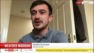 Storm Antoni | Sky News 4th August 2023