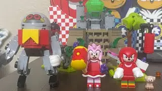 Lego Соник Ёжик Наклз Изумруд Мастера Сияние, часть 3