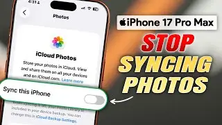 Stop iCloud Photo Sync on iPhone 17 Pro Max [How to Turn Off]