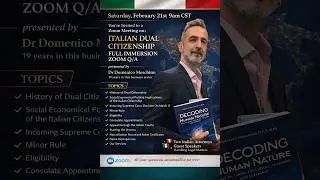 Summary of the Italian Citizenship Meeting: Eligibility, Minor Rule, Reacquisition, Residency & More