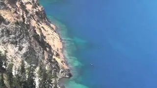 Mystery Boat in Crater Lake