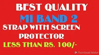 BEST QUALITY XIAOMI MI BAND 2 & HRX EDITION STRAP WITH SCREEN GUARD IN LESS THAN RS.100/-