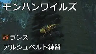 モンハンワイルズ　ランス練習　アルシュベルド