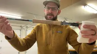 Cleaning the cork on your fly rod