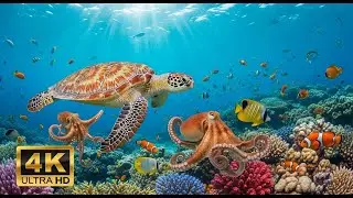 🌅 Deep Sea Aquarium 4K &ndash; Tranquil Fish Swimming & Soothing Background Music