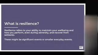 An Intro to my Wellbeing and Personal Resilience with Robertson Cooper- LCCFest2021