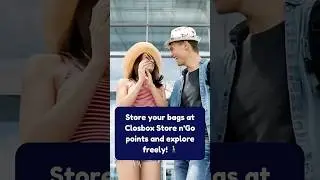 The Smartest Way to Store Luggage in Rome & Naples Closbox Store & Go #shorts #closboxluggagestorage