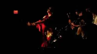 1/2 of Leah dancing the funky bedouin