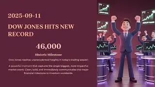 Dow Hits Record 46,000 as Bad Economic News Fuels Market Rally
