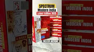 UPSC Modern India Latest Edition 2025|| #upsc #modernhistory #modernindia #books #spectrum #shorts
