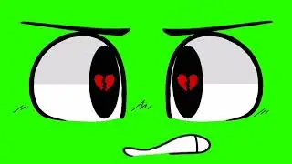 Blood pop - Green screen eyes