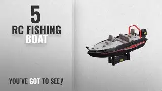 Top 10 Rc Fishing Boat [2018]: Bear River - Bass Pro Black Remote Control Fishing Boat - Catch up