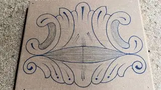 Beautiful Wood Carving with Router Machine | Satisfying Floral Design