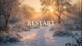 RESTART With Calm Ambient Music with Wind Sounds | Relaxing Winter Morning, Peaceful Focus & Healing