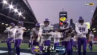 Theo Jackson Gets Game-Sealing INT - VIKINGS vs SEAHAWKS - 2024-25 NFL SEASON WEEK 16