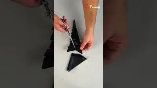DIY Trash Bag Spider for Halloween 🕷️ #spider #halloween #trick