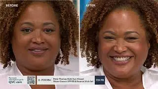 PeterThomasRoth Sun-Kissed Water Drench SPF45 & Bounce Stick Set on QVC