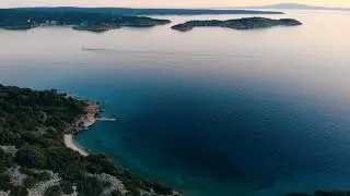 Rab Island, Croatia with Drone 4k