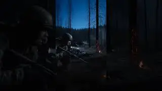 Soldier Approaching a Crashed UFO at Night  (Terrifying Footage)