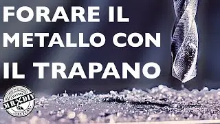 Come forare il ferro con il trapano. Fori sul metallo. How make hole in the iron. Bucare il ferro