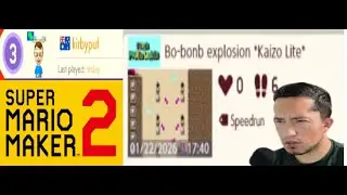 Super Mario Maker 2 Pro Streamer @ezee_pz5080 Played My First Kaizo Lite