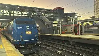 (Metro North Railroad & Amtrak PM Rush Hour Action) @Stamford (11/7/2024)