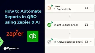 How to Auto-Generate QuickBooks Report (Using Zapier & AI)