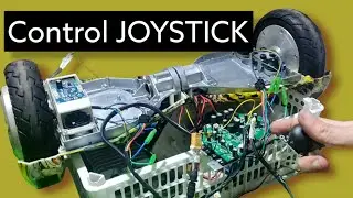 Modifikasi kontroler hoverboard bisa pakai joystik atau trothle dual motor